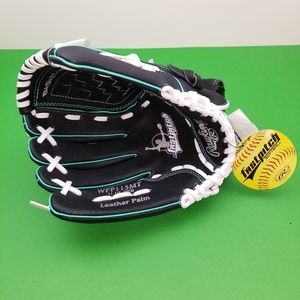 NEW Rawlings Fastpitch LHT Softball Glove 11.5 Bla